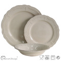 Grey Ceramic Dinner Set with DOT